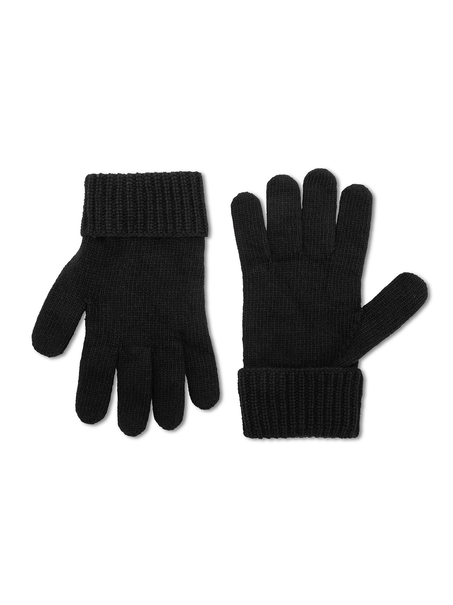 Armani Exchange - Gloves in recycled wool blend, Black, large image number 0
