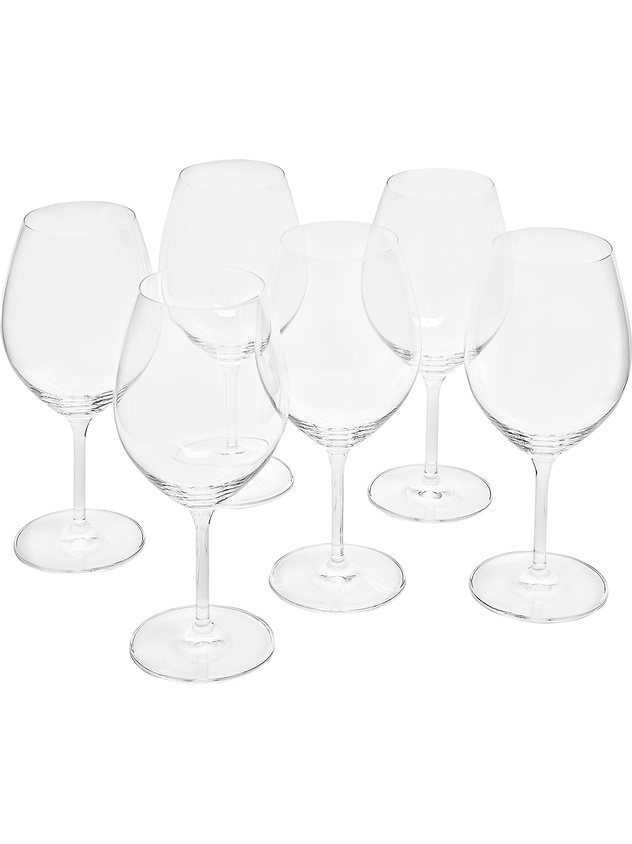 Set of 6 Cru wine goblets