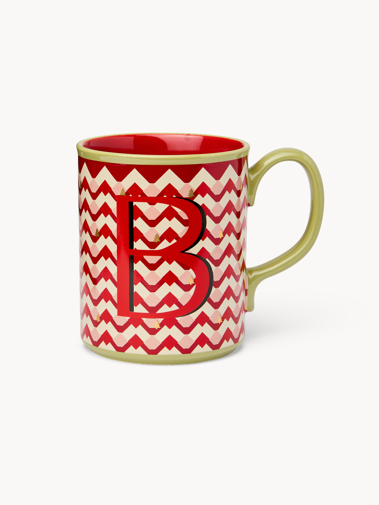 Ceramic mug letter B, Red, large image number 0