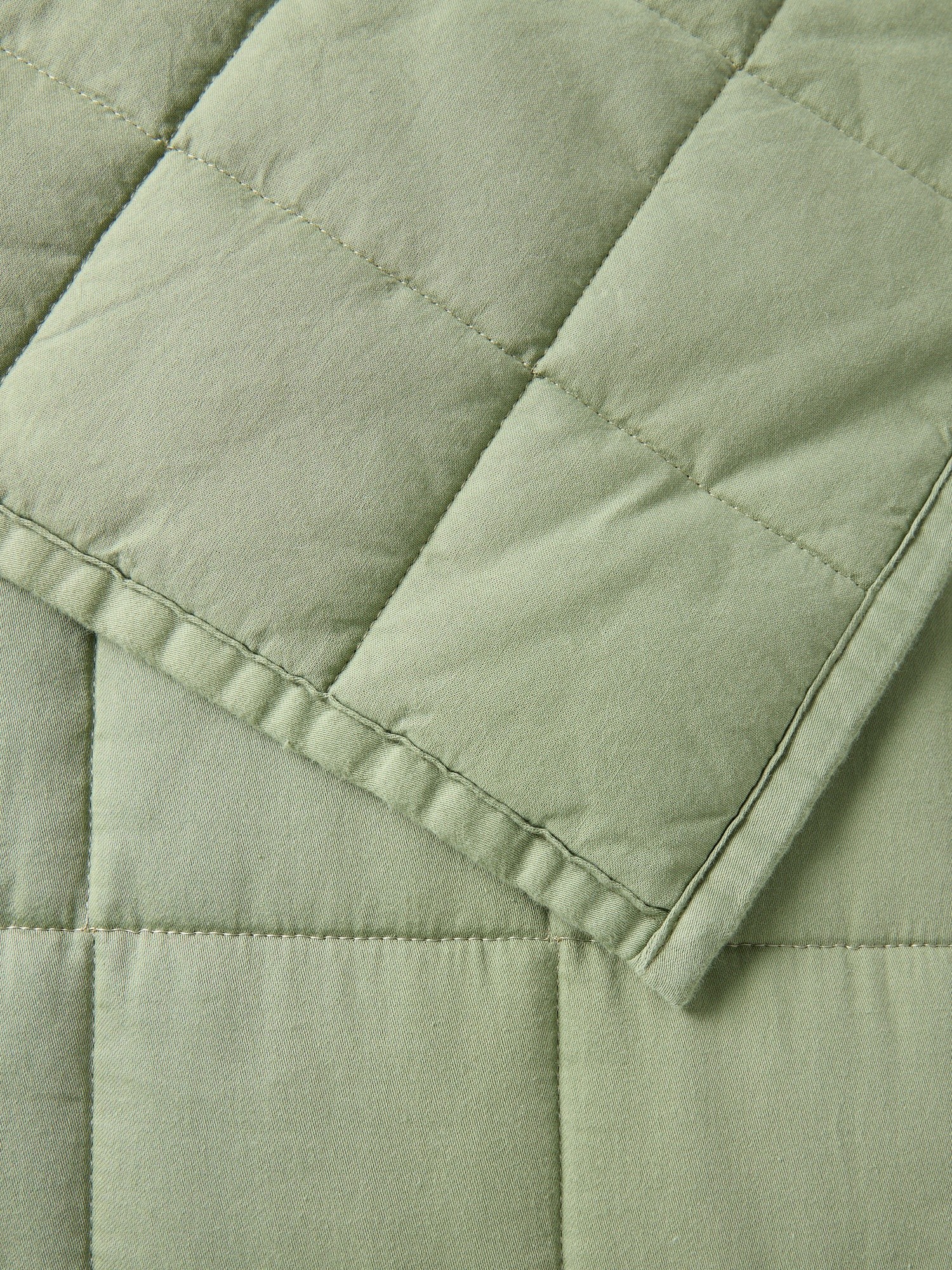 Solid Cotton Sateen Comforter - Discounted Price, Green, large image number 1