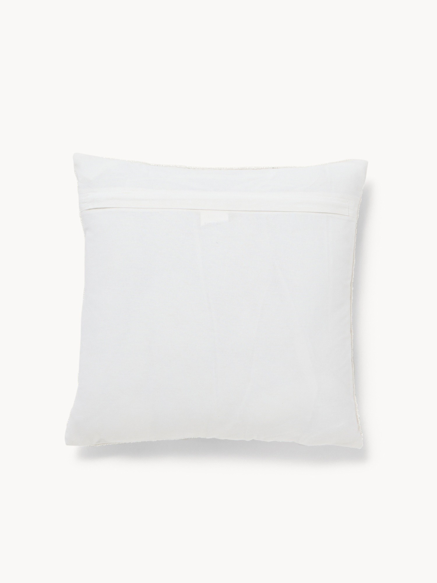 Holly pillow with beads, White, large image number 1