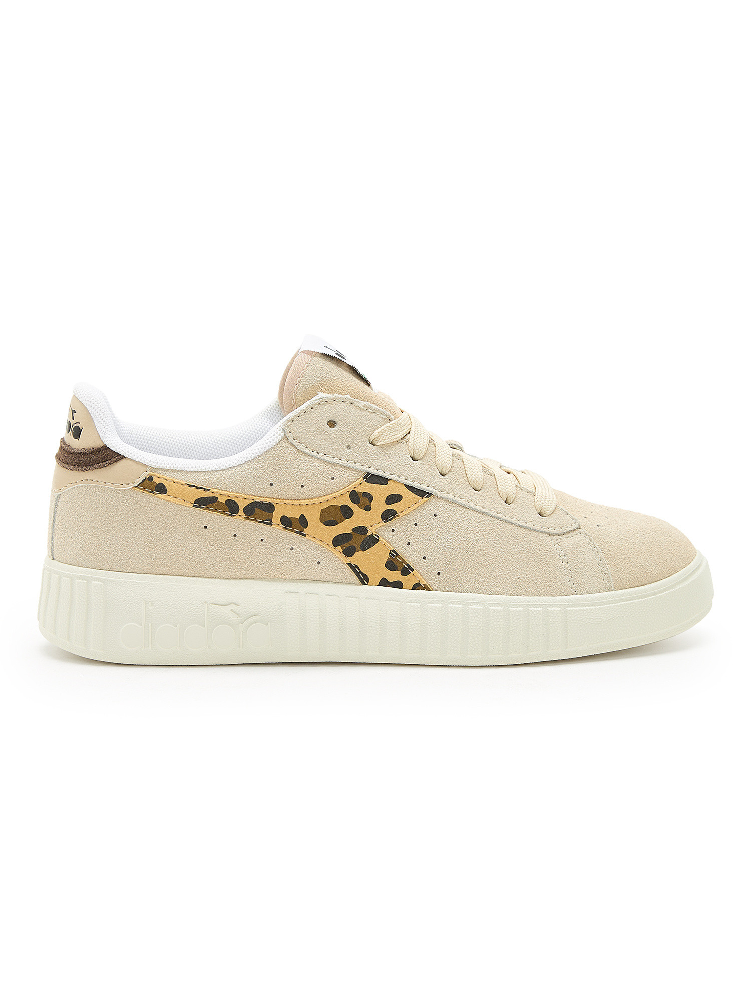 Diadora - Game Step Suede Animalier Shoes, White, large image number 0