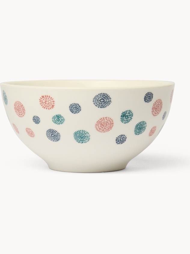 Coppetta in new bone china motivo a fiori - Prezzo di lancio