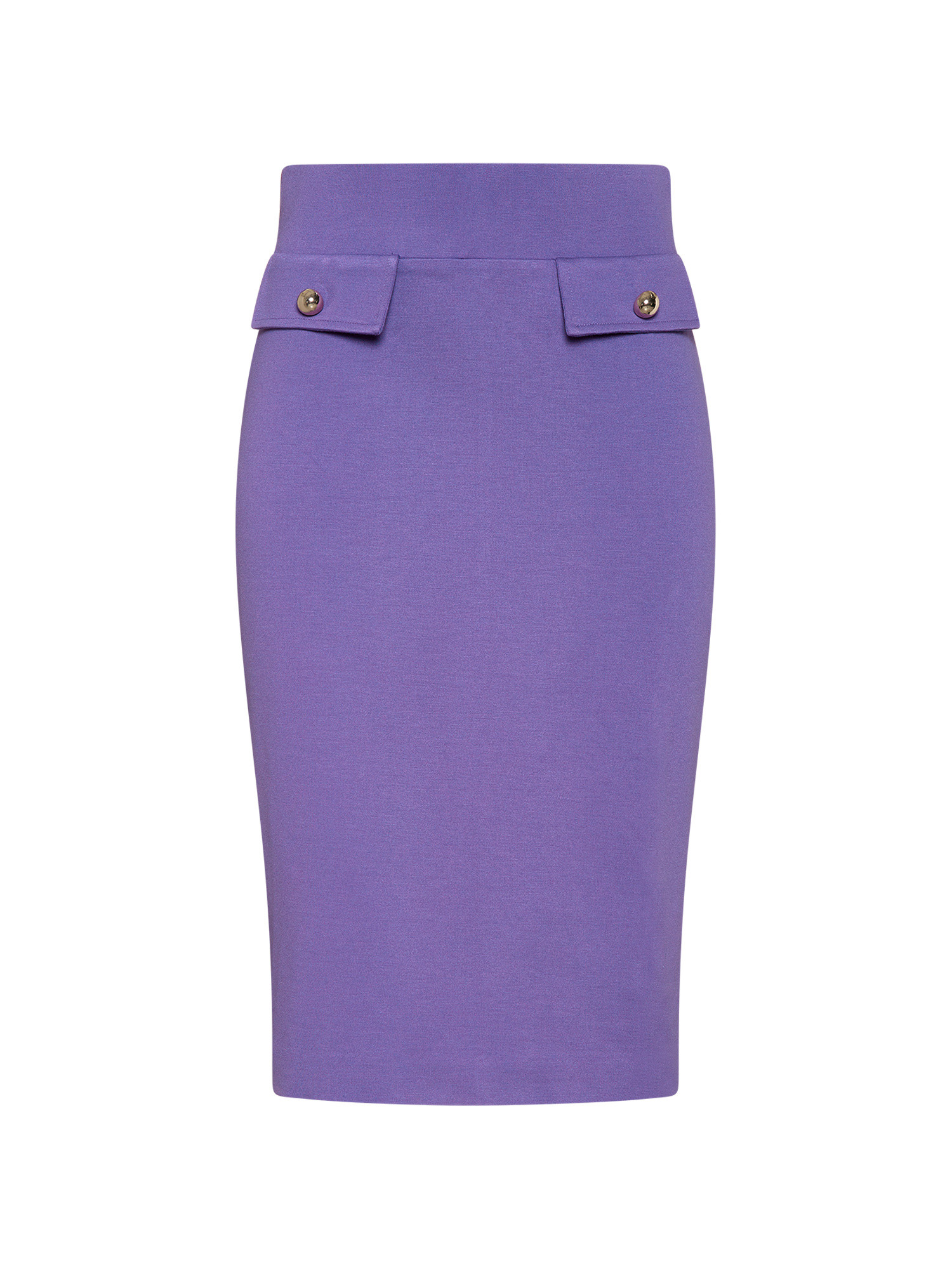 Koan - Milano stitch skirt, Purple, large image number 0