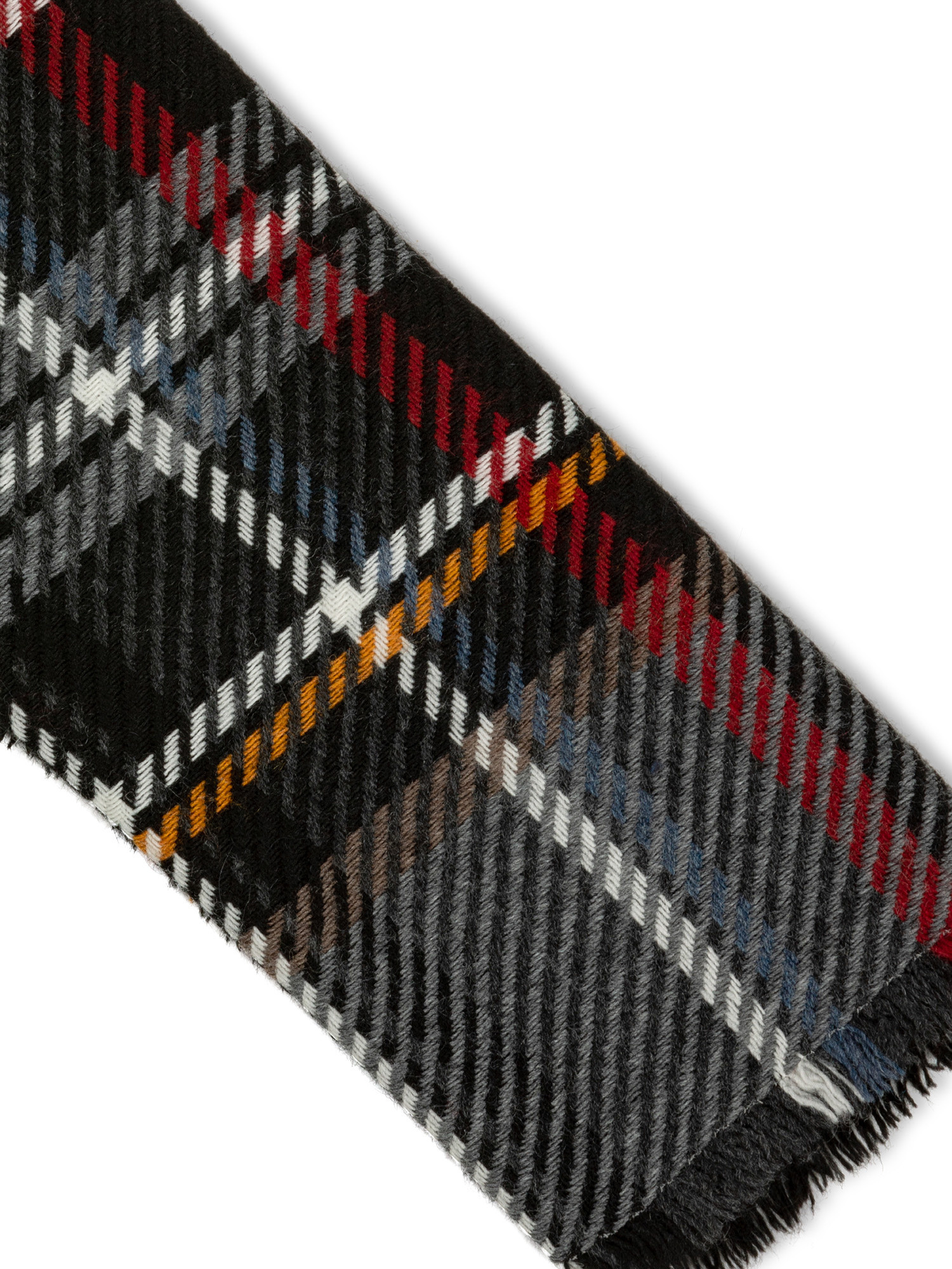 Luca D'Altieri - Scottish scarf, Black, large image number 1