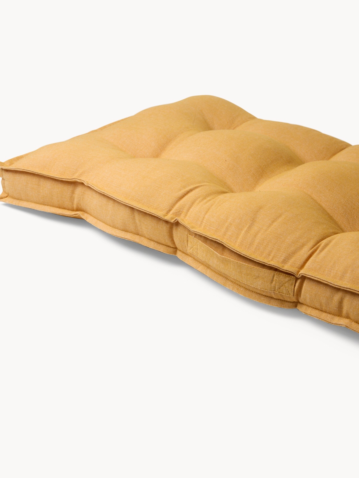 Chambray Cotton Mattress Pillow - Introductory Price, Yellow, large image number 1