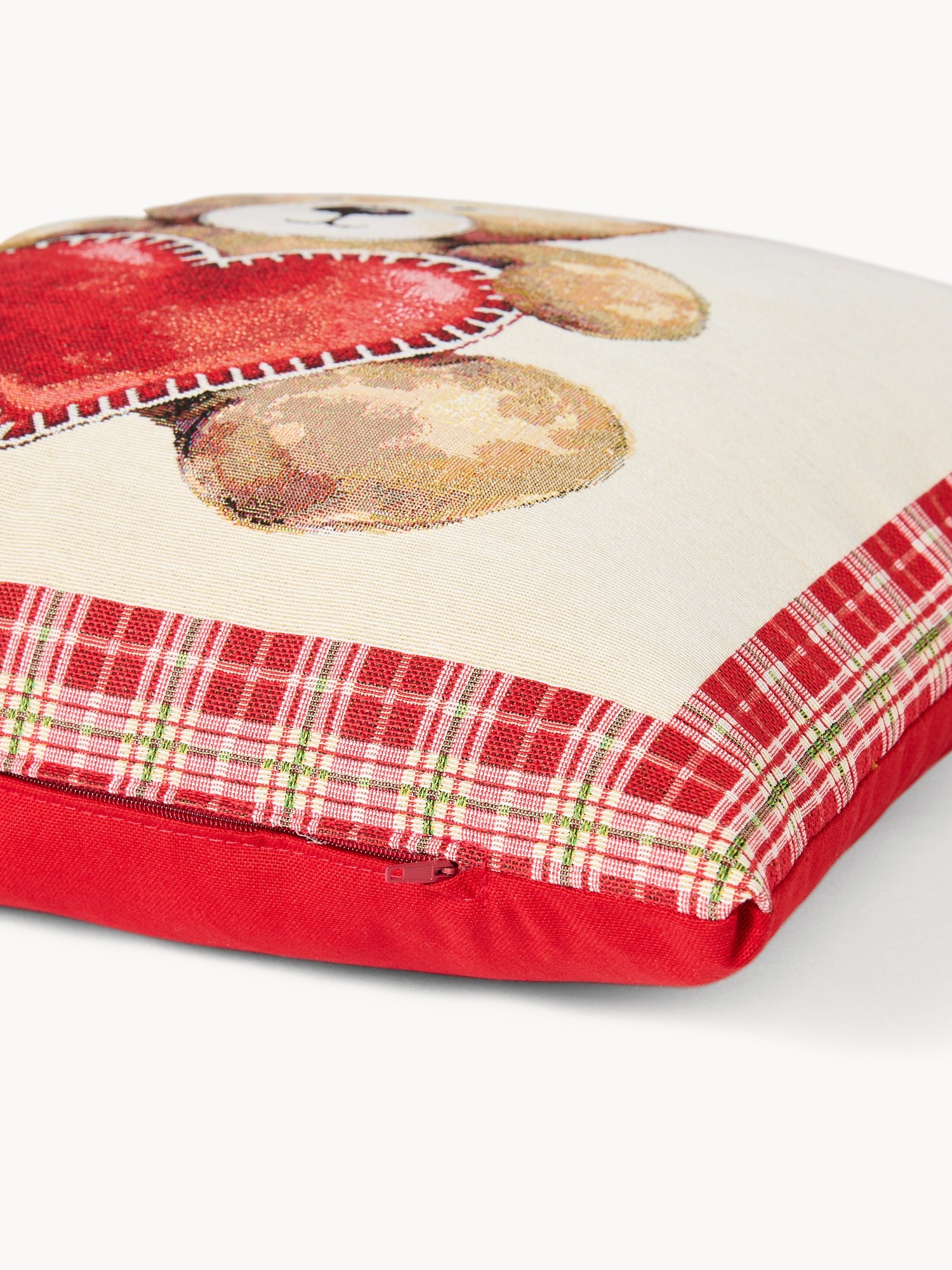 43x43 cm Gobelin teddy bear pillow, Multicolor, large image number 2