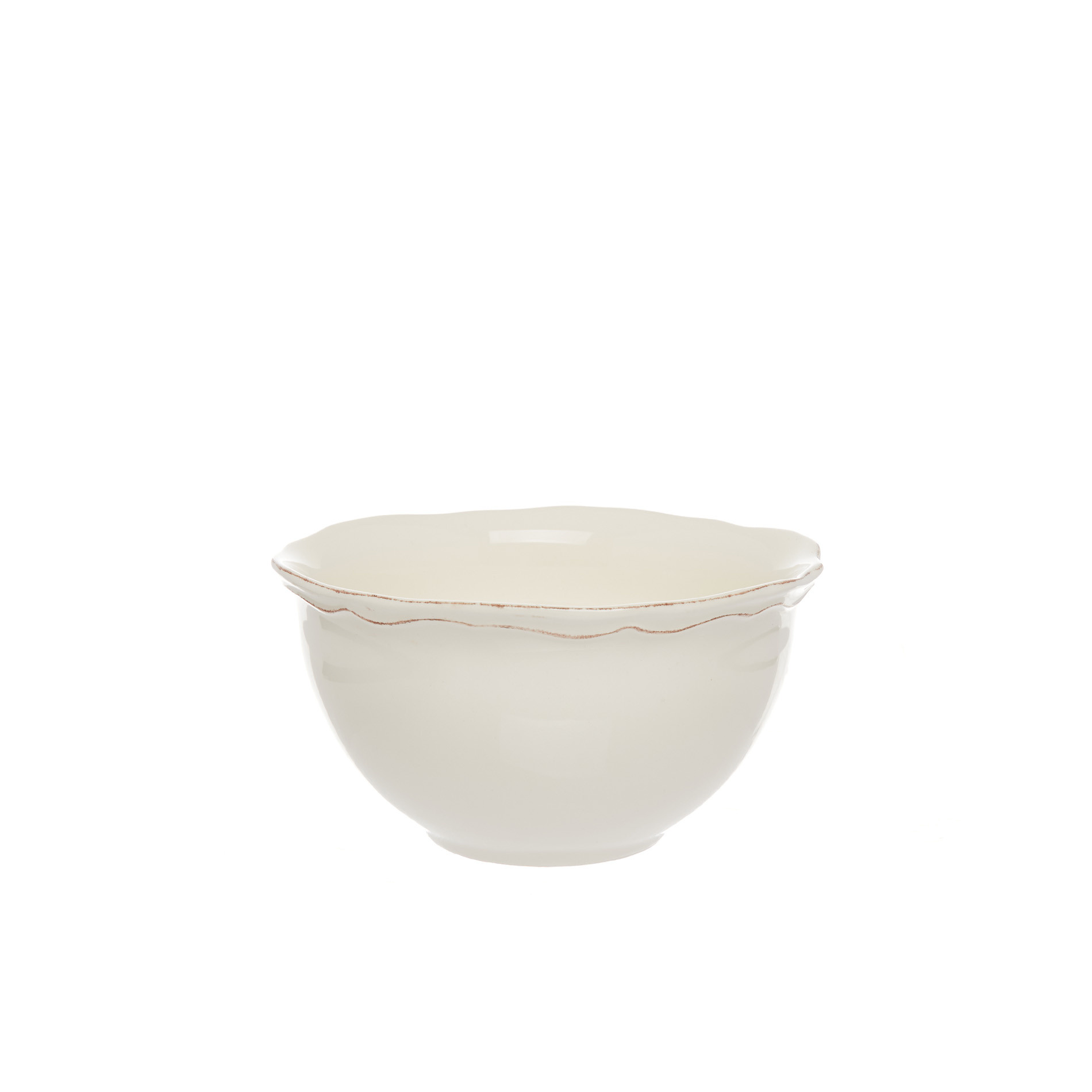 Dona Maria small ceramic bowl, White Cream, large image number 0