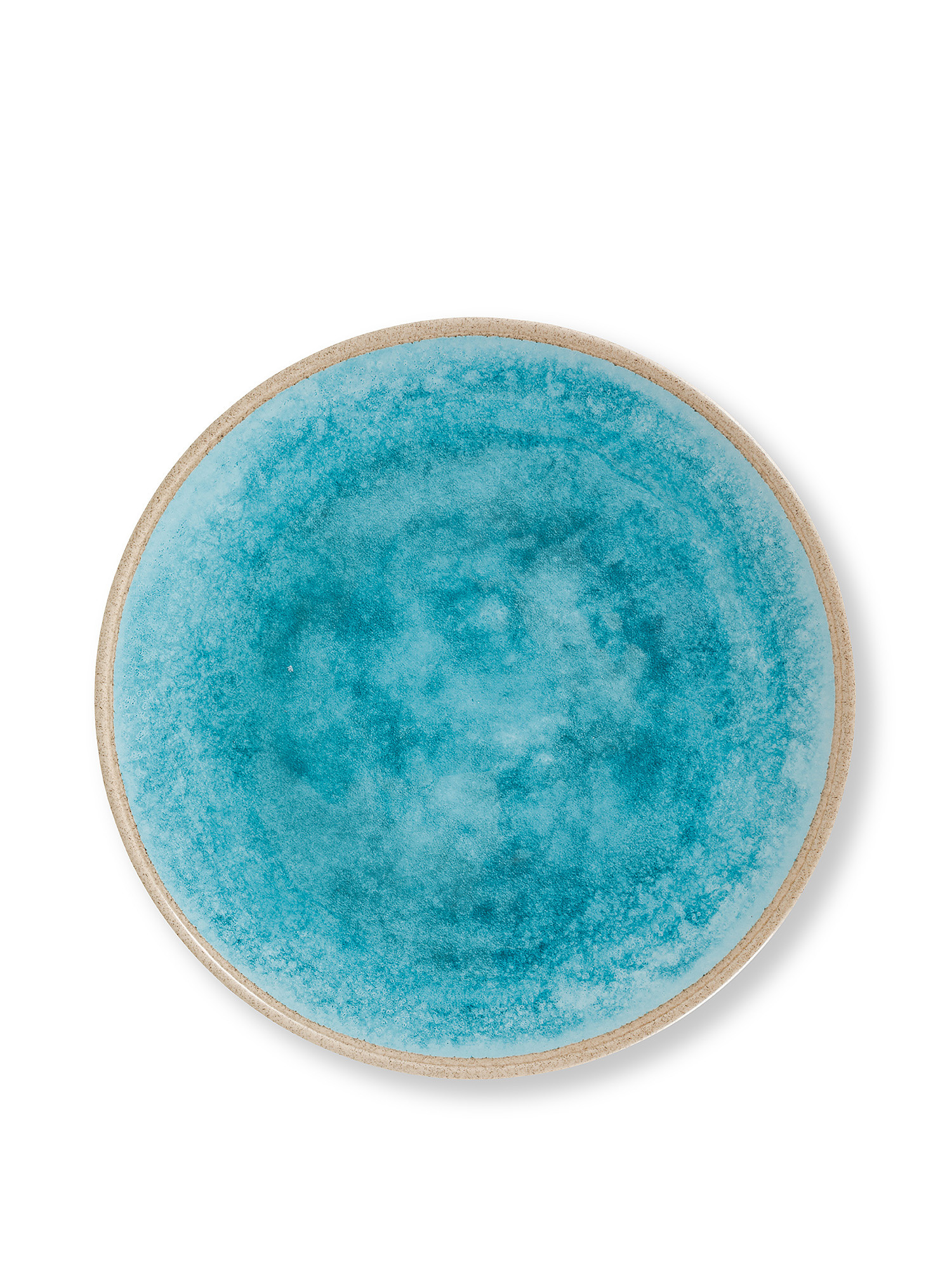 Solid color melamine dinner plate, Light Blue, large image number 0