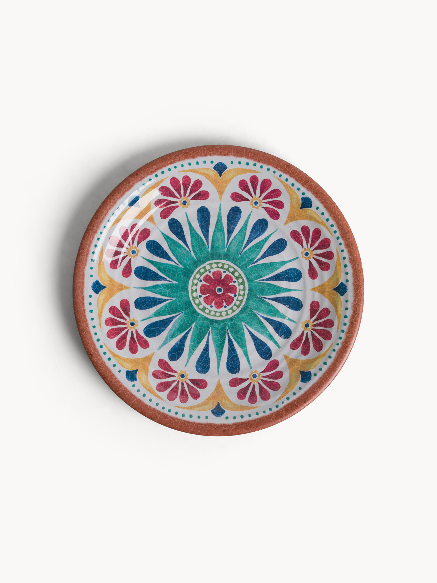 Piatto frutta in melammina Artisan, Multicolor, large image number 0
