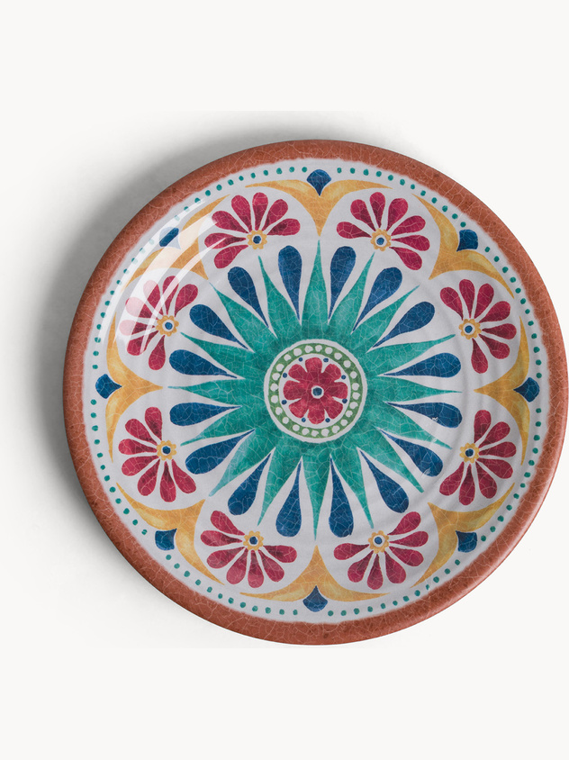 Artisan melamine fruit plate