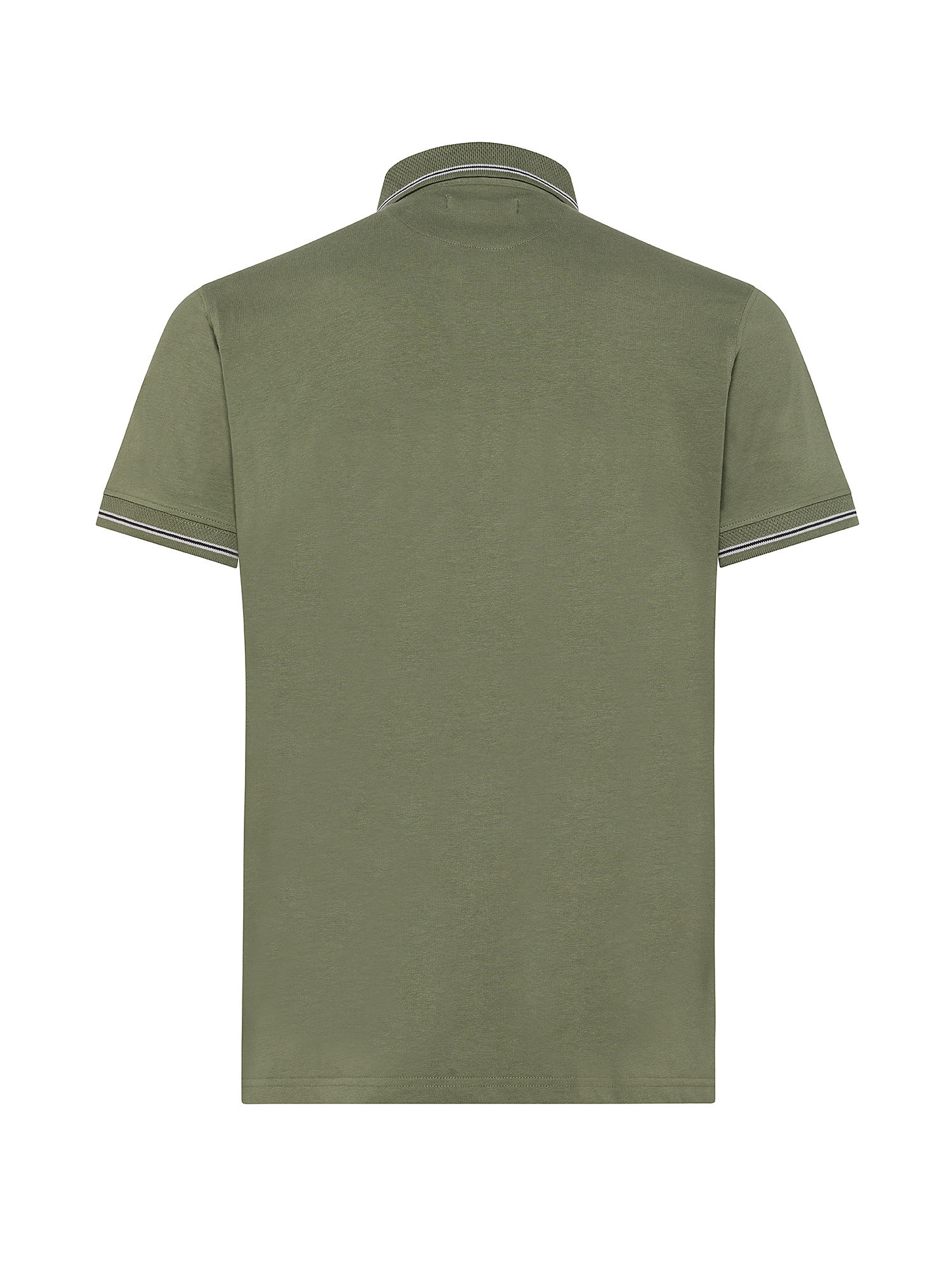 Luca D'Altieri - Jersey polo shirt, Dark Green, large image number 1
