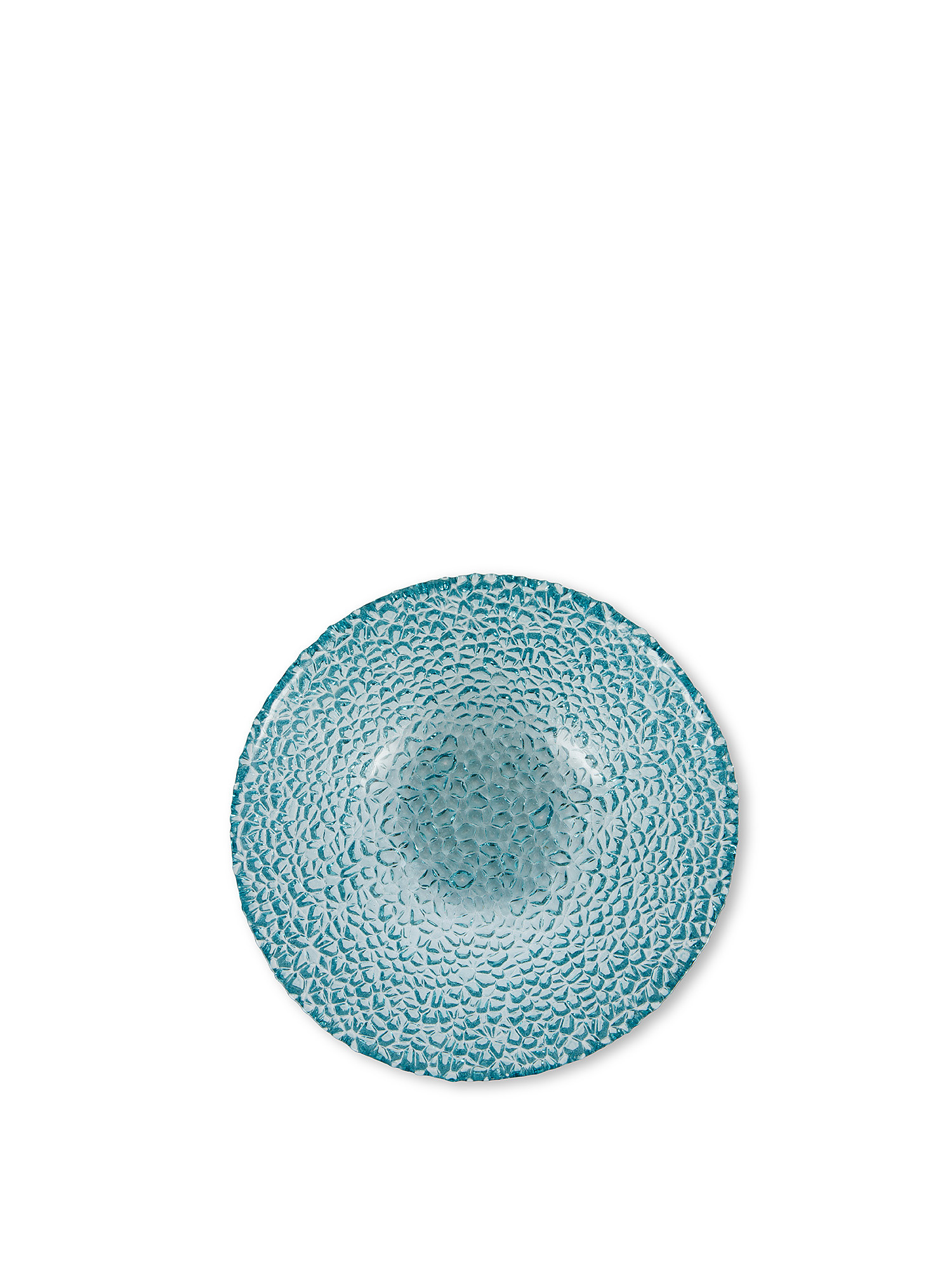 Colored glass bowl, Blue, large image number 1
