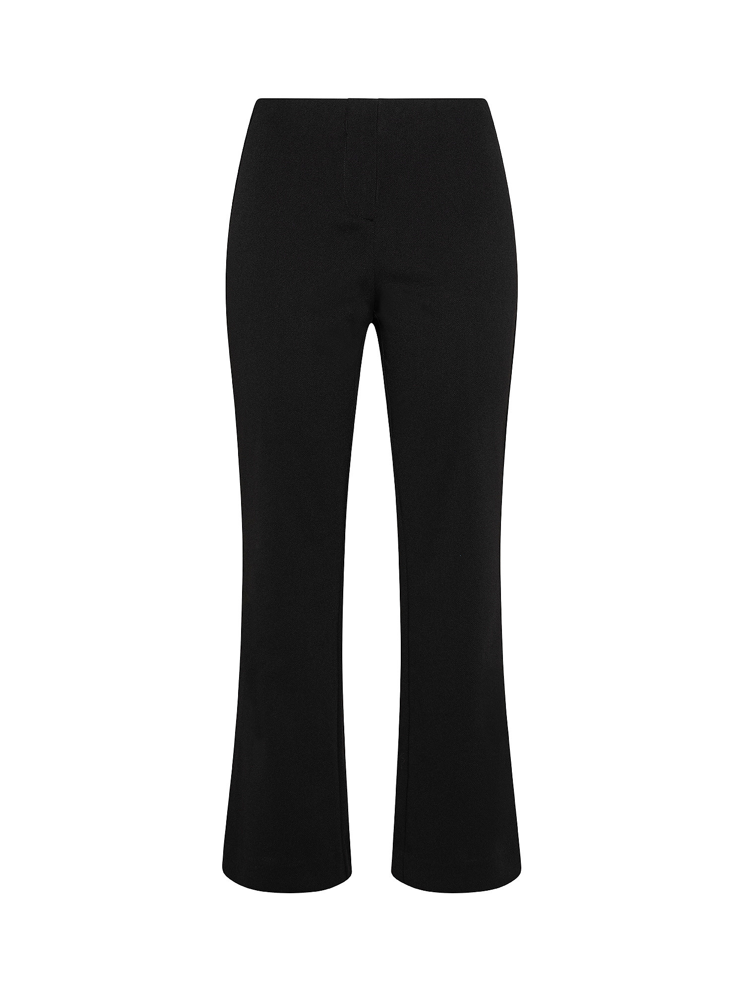 Flare trousers, Black, large image number 0