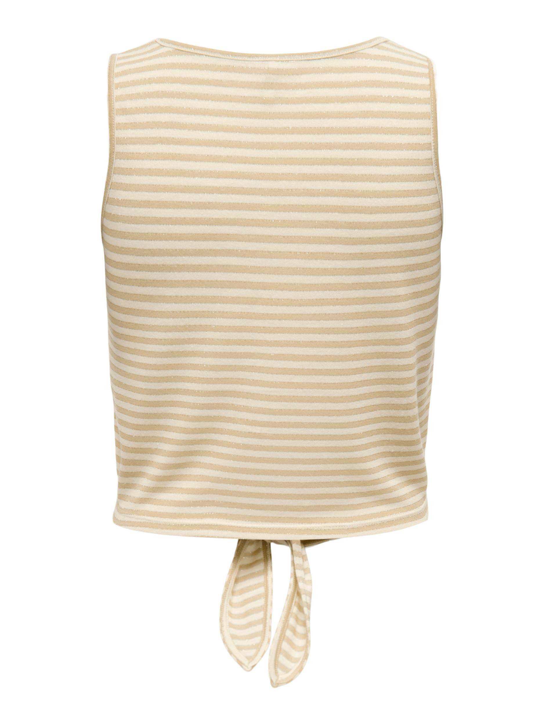 Only - Striped tank top, Cream, large image number 1