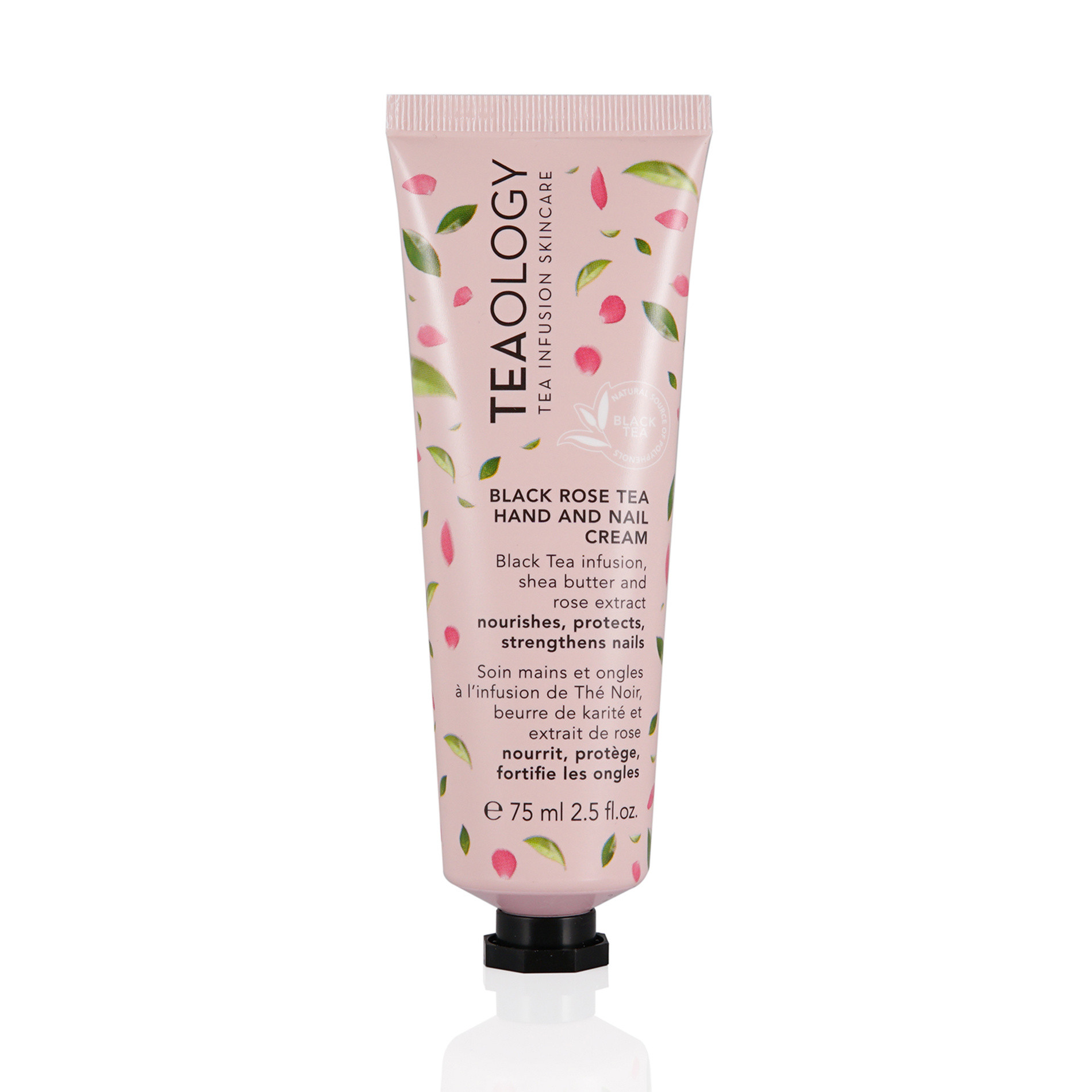Teaology Black Rose Tea Hand and Nail Cream  75 ml, Rosa, large image number 0