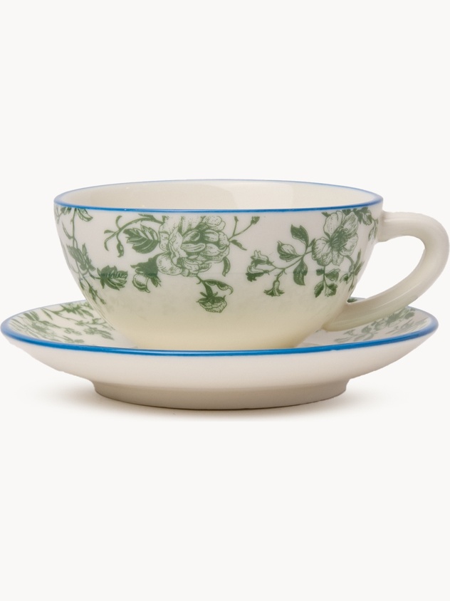 New Bone China coffee cup and saucer