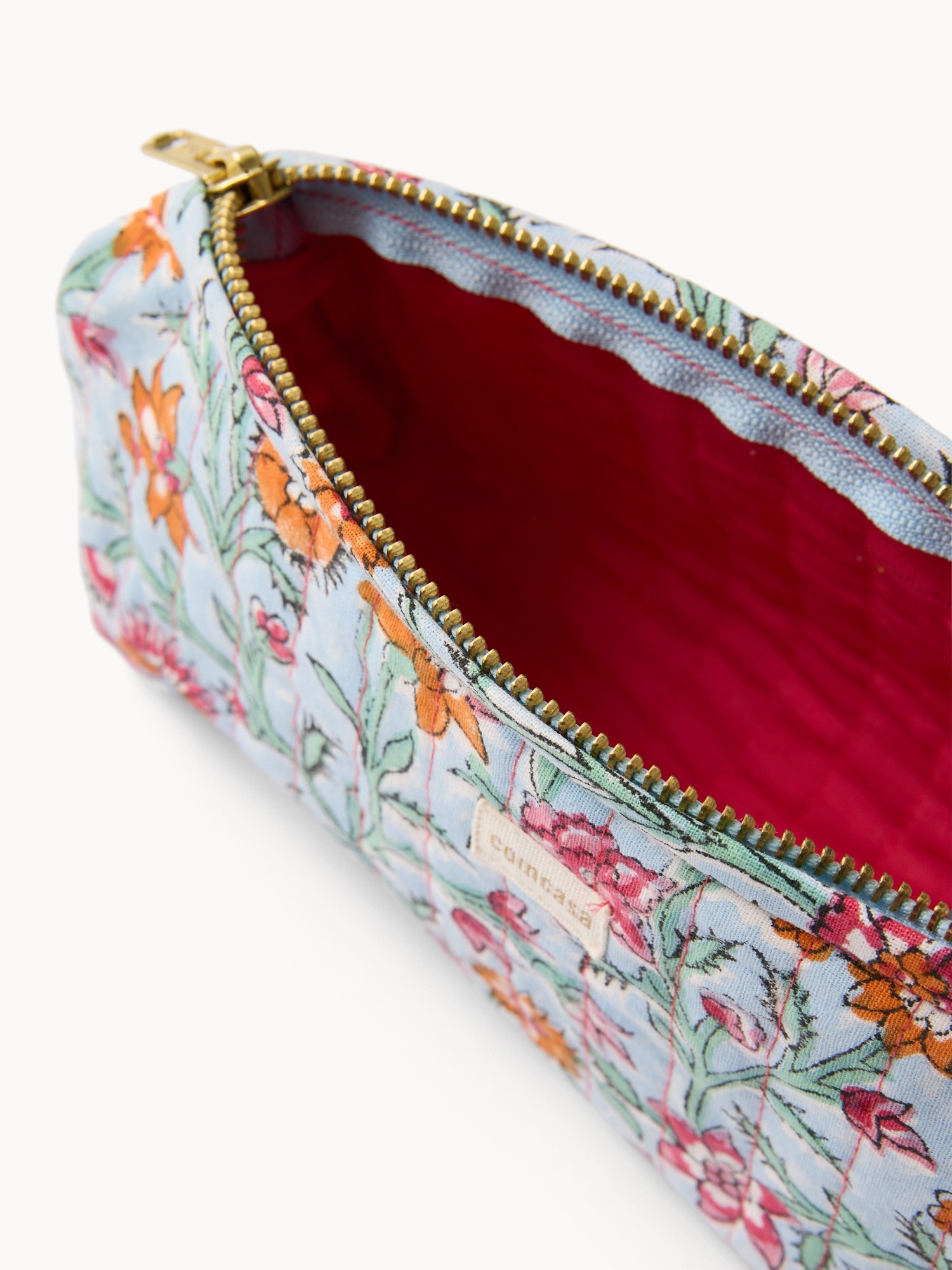 Astuccio in tessuto stampato, Multicolor, large image number 0