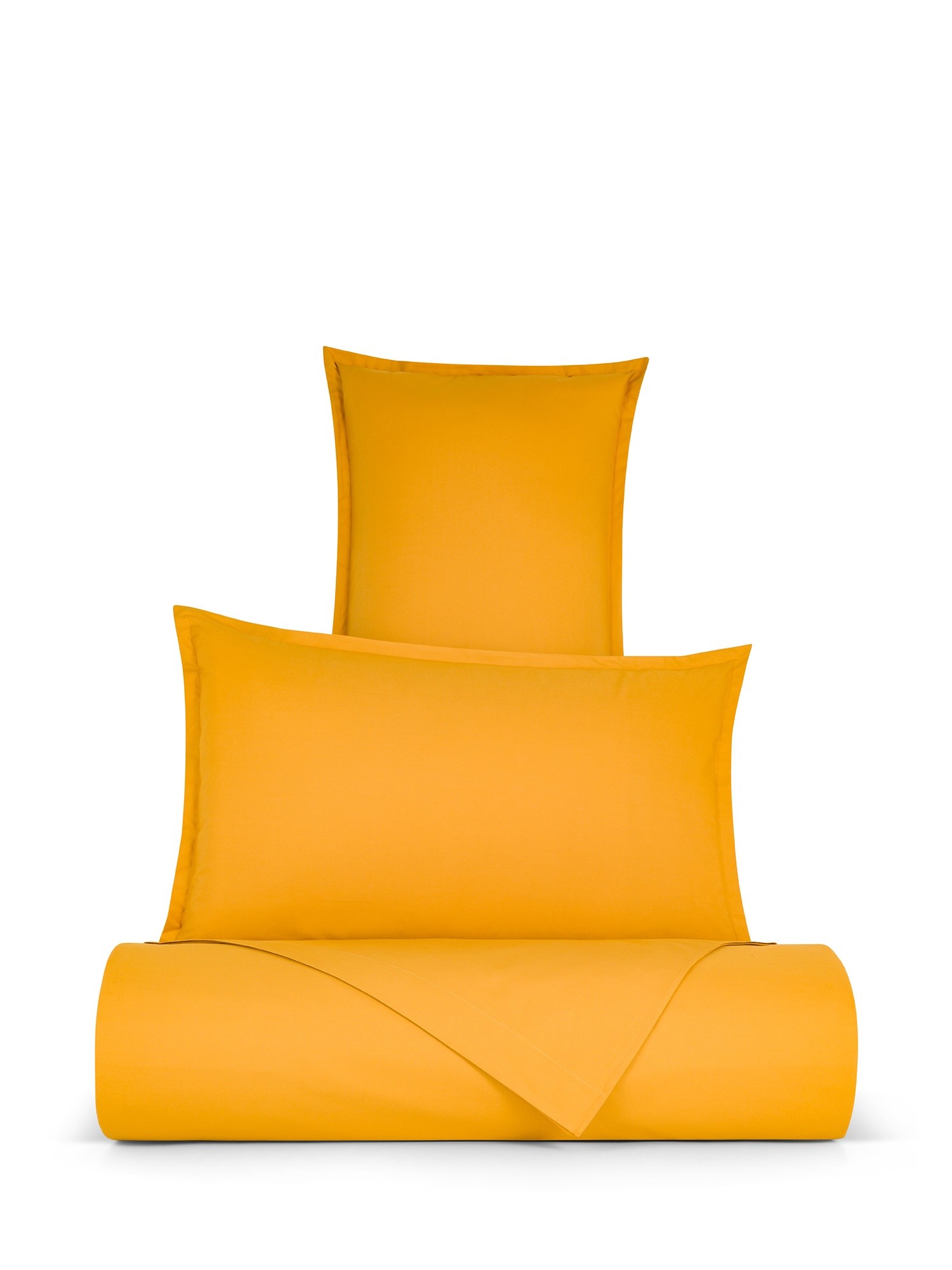 Copripiumino in cotone percalle Zefiro, Giallo, large image number 0