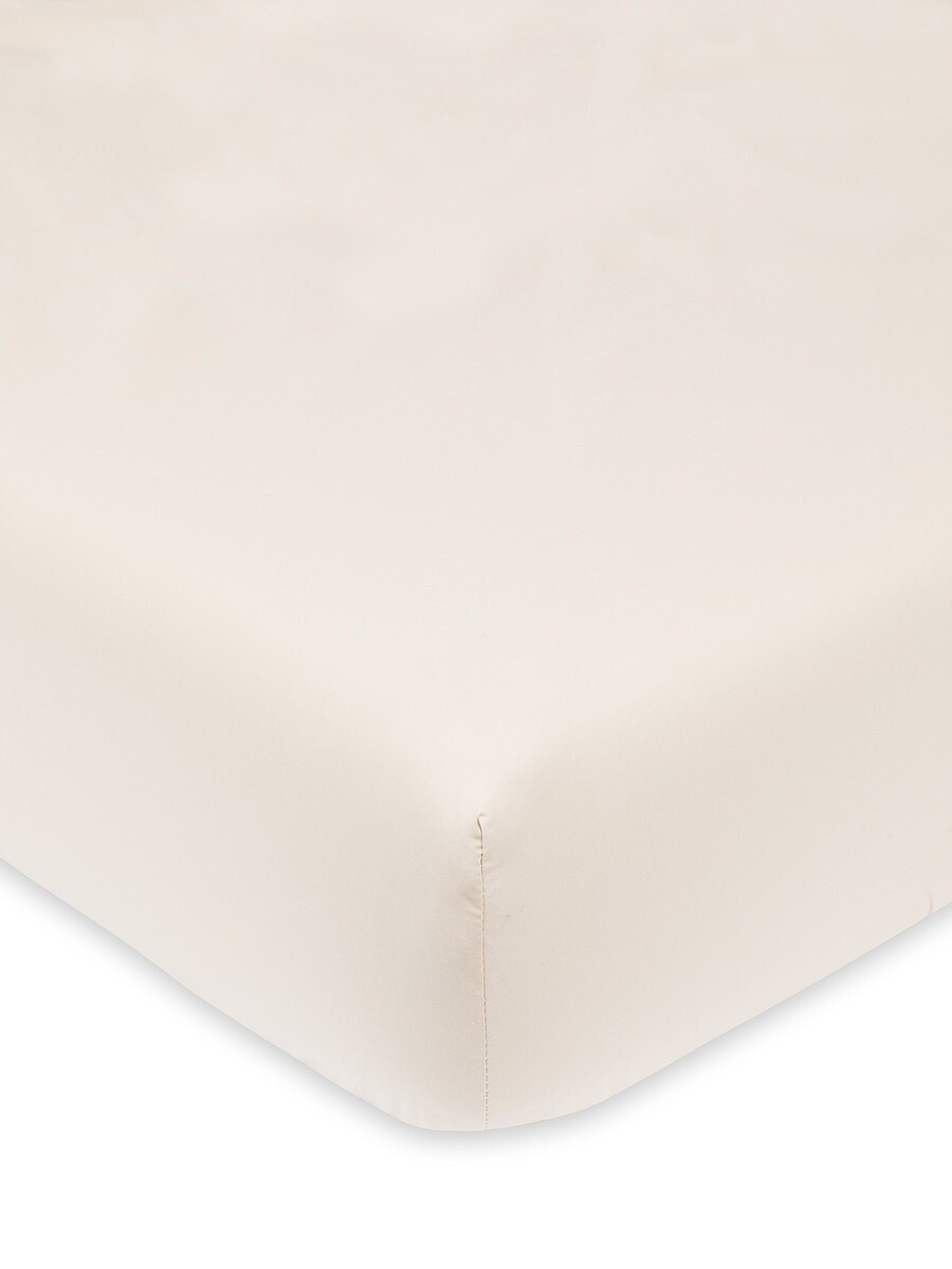 Lenzuolo con angoli in cotone percalle Zefiro, Beige, large image number 0