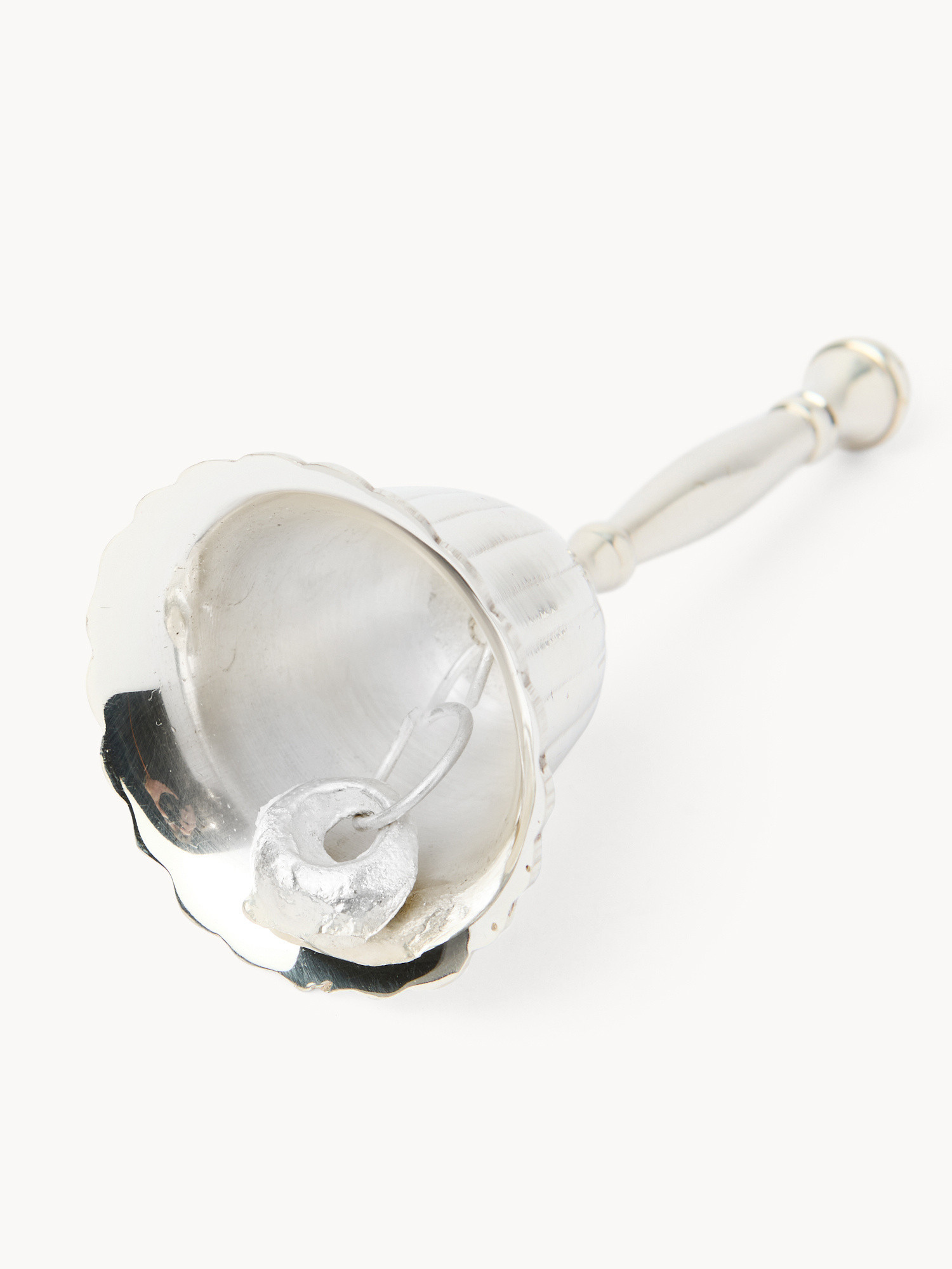 Campanella in silver plated, Grigio argento, large image number 1