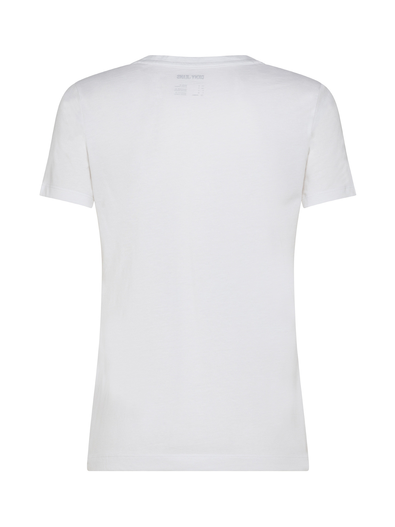 DKNY - T-shirt con logo, Bianco, large image number 1