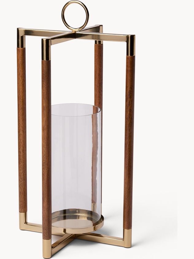 Lantern with windbreak