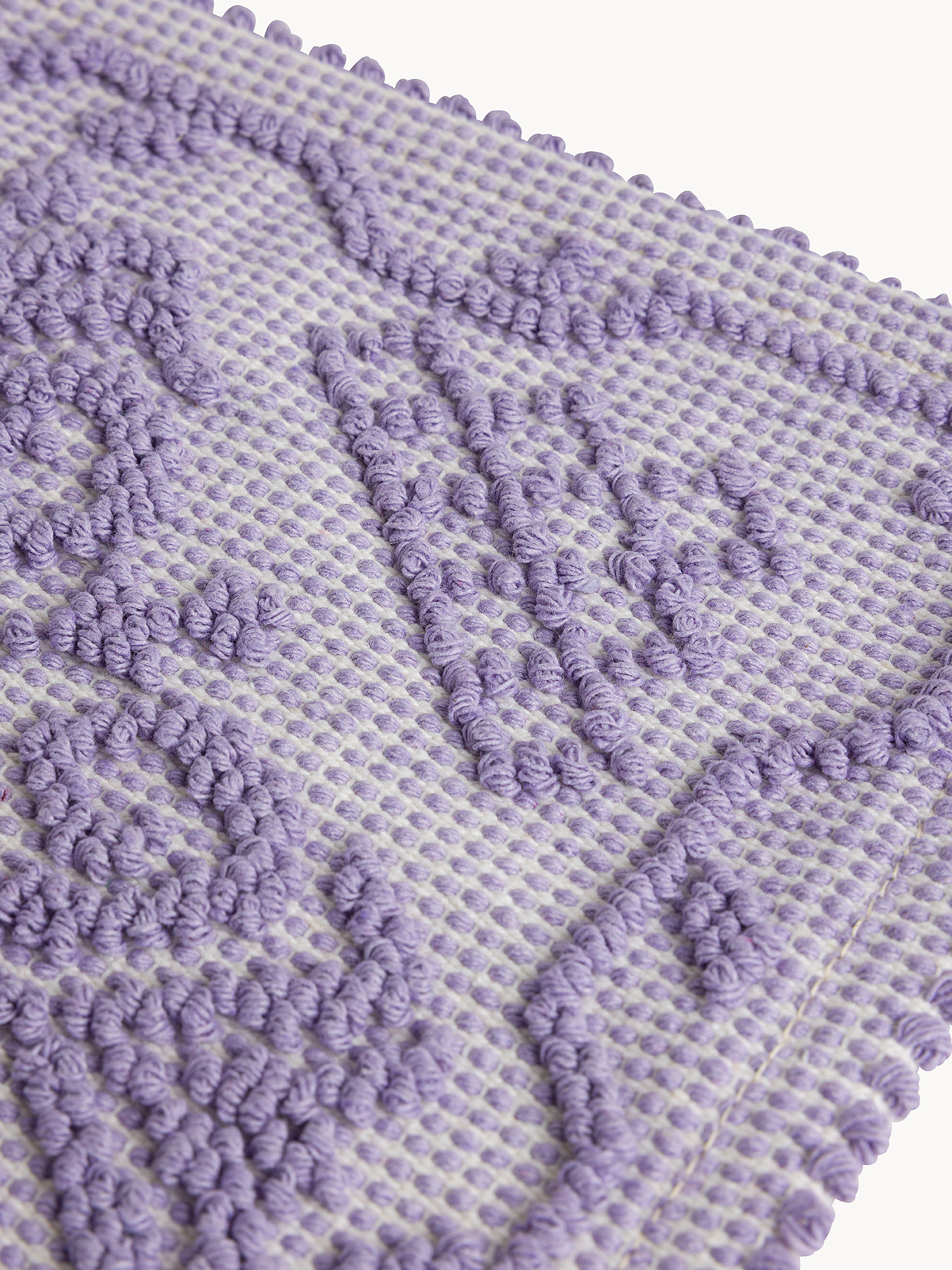 Sardinian placemat in solid color pure cotton, Purple Lilac, large image number 1