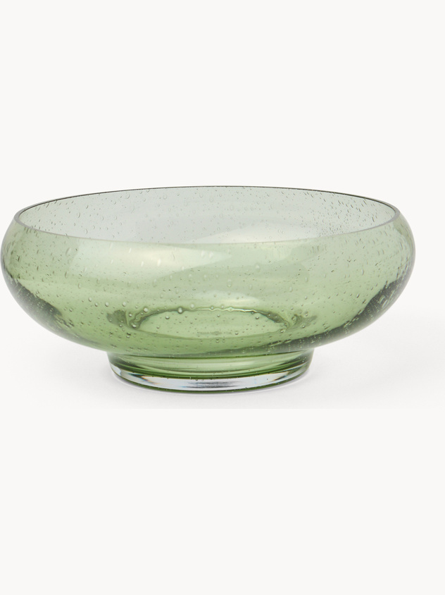Paste-colored glass bowl