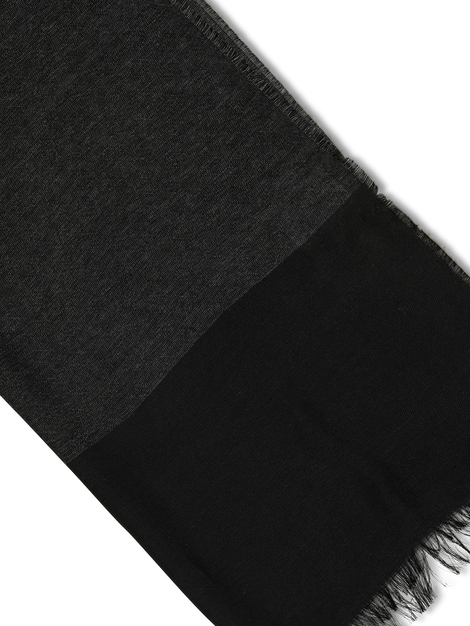 Luca D'Altieri - Scarf with tie design, Black, large image number 1