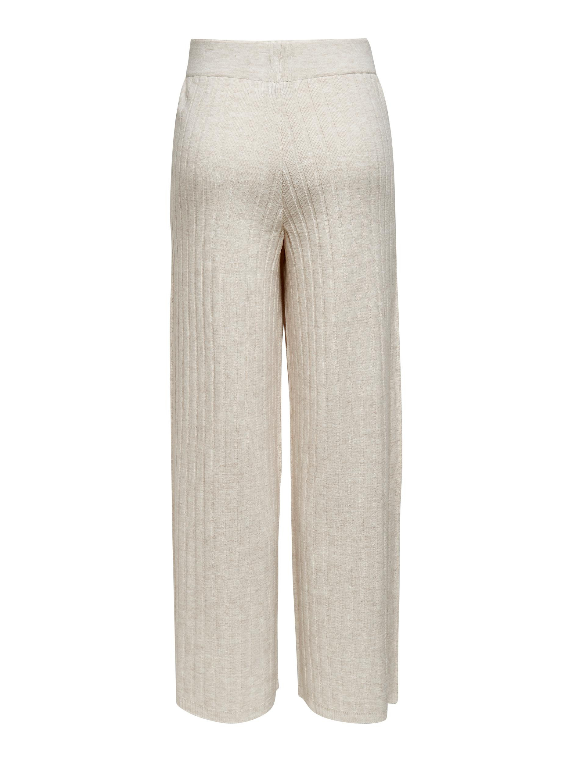 Pantaloni a vita alta, Bianco, large image number 1