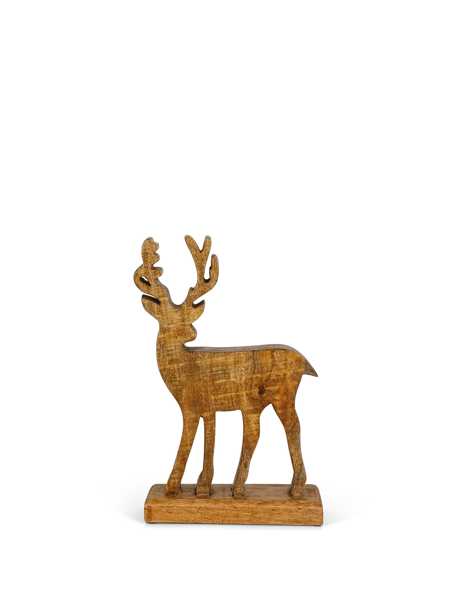 Decorative wooden reindeer, Brown, large image number 0