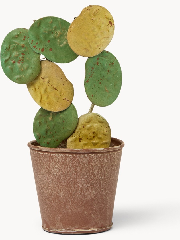 Soprammobile in ferro a forma di fiore