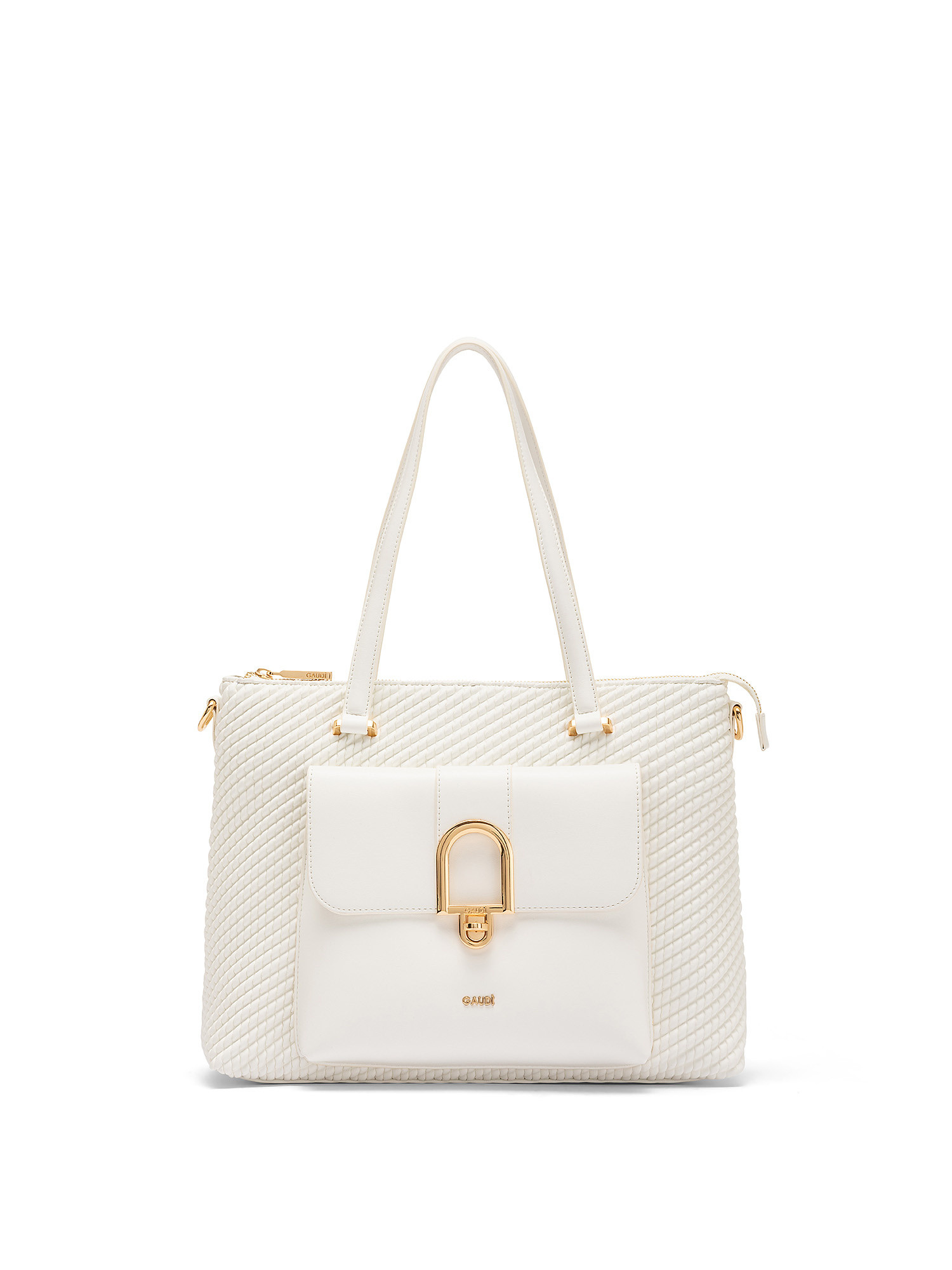 Thalissa shopping bag, White, large image number 0