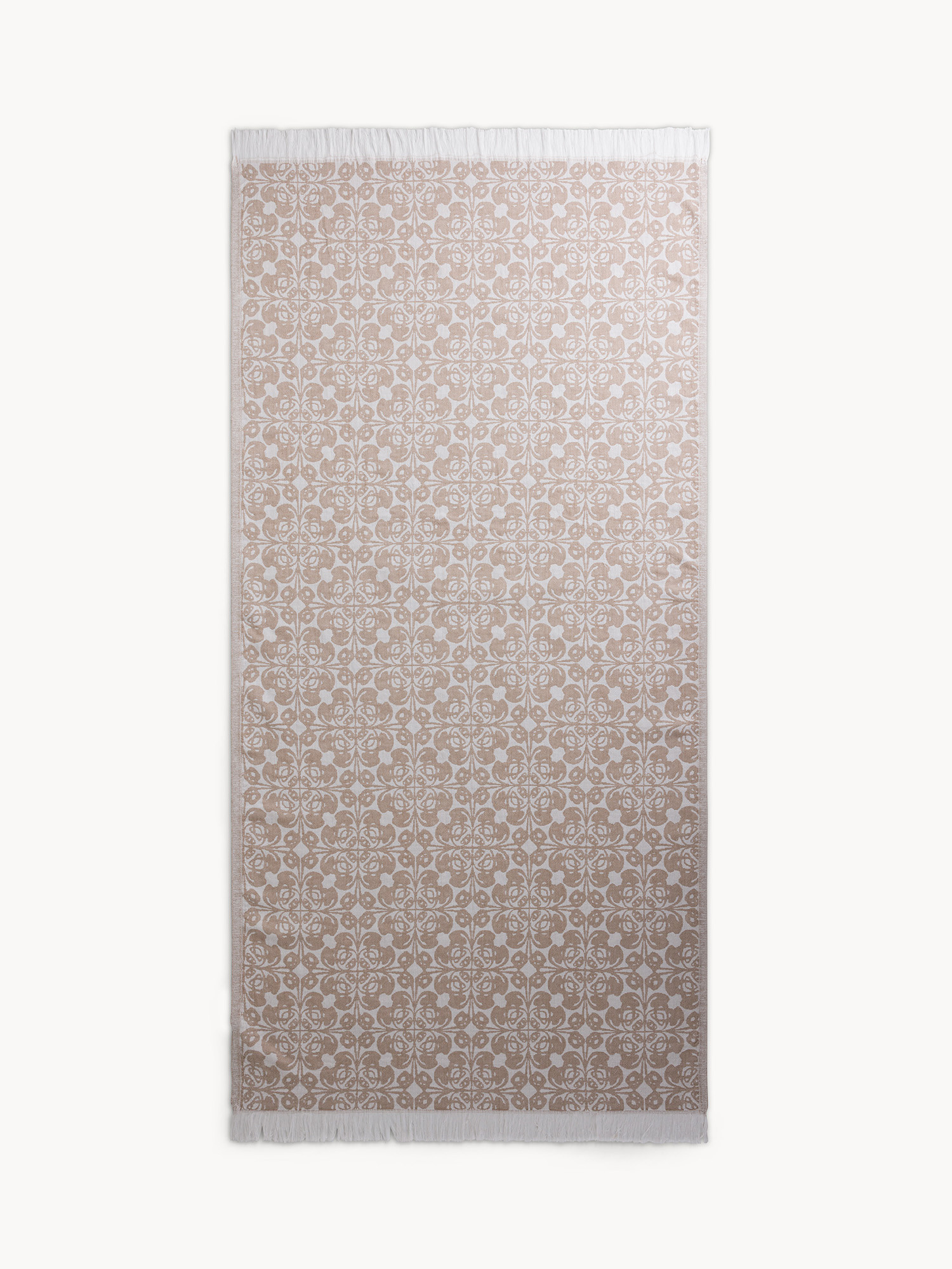 Telo mare hammam con frange, Multicolor, large image number 0
