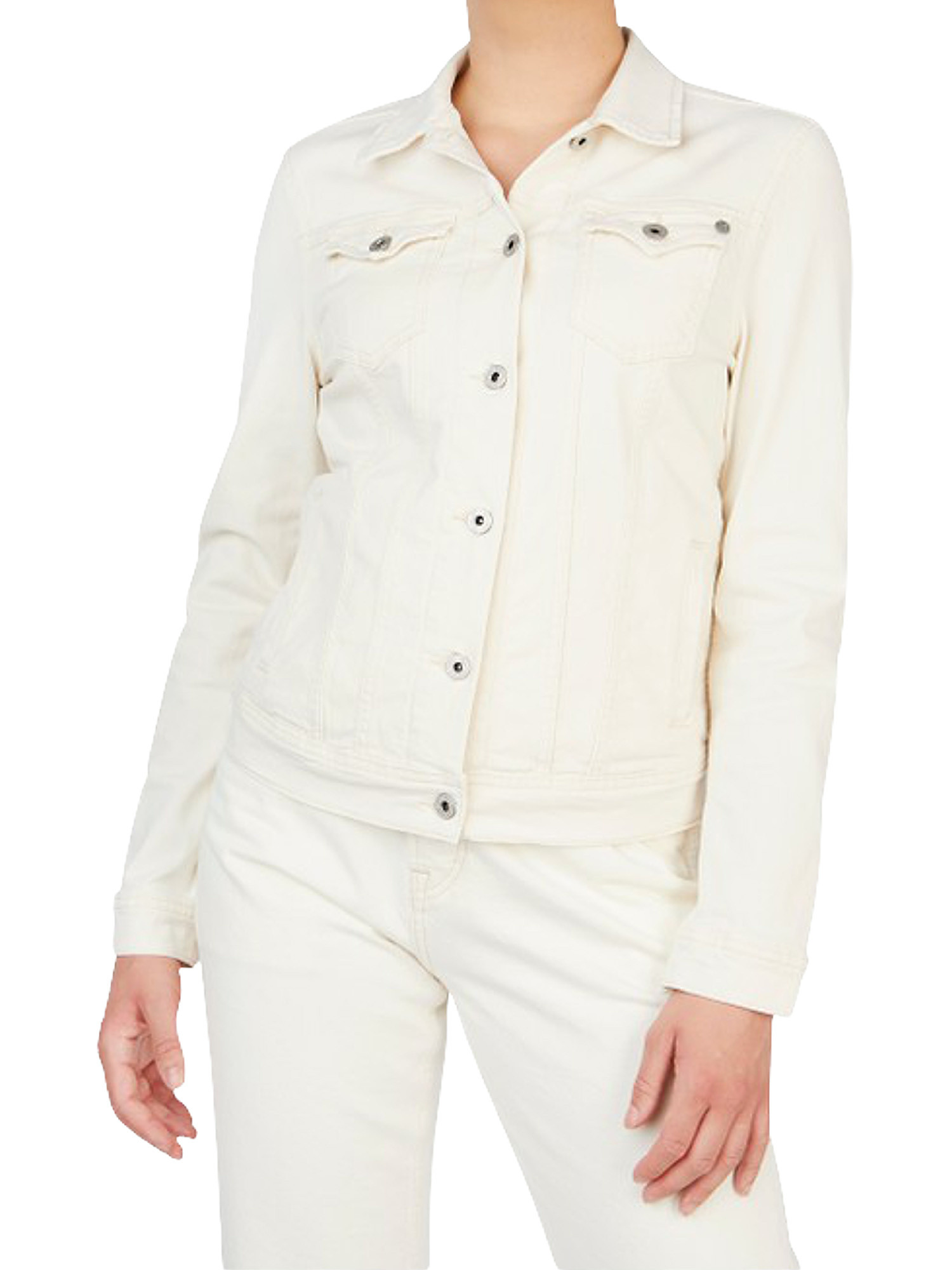 Thrift denim jacket, White Cream, large image number 2