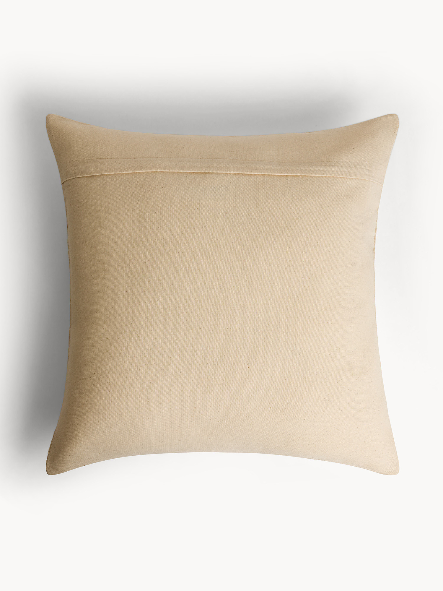 40x60 cm cushion in pure cotton jacquard with floral pattern, White, large image number 1