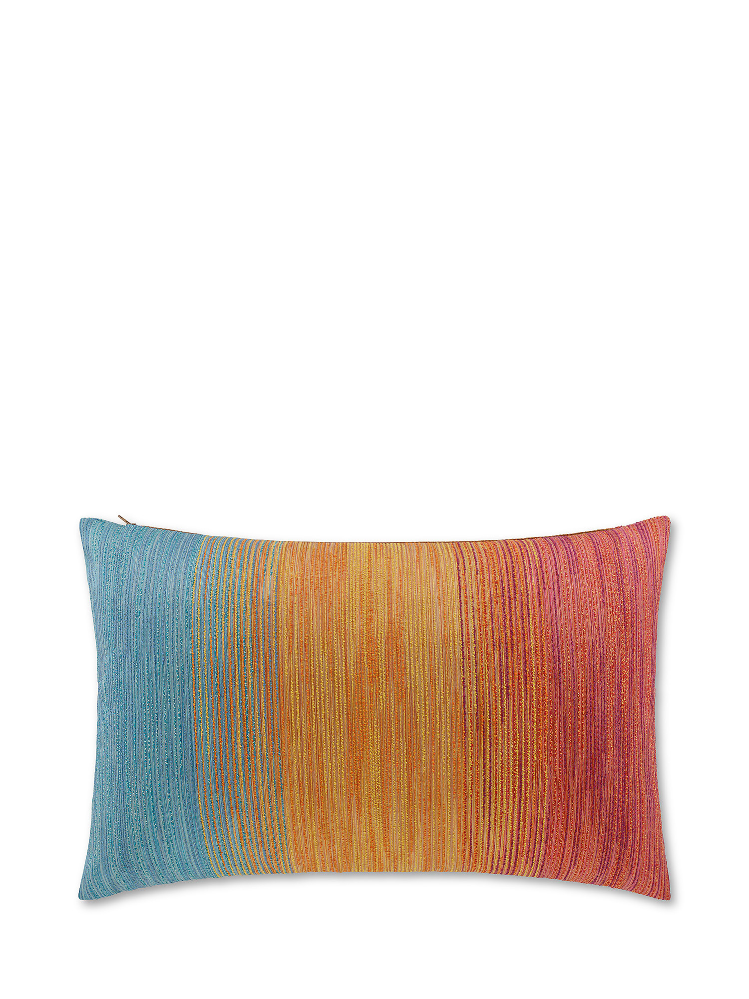 Shaded jacquard cushion 35x55cm, Multicolor, large image number 0