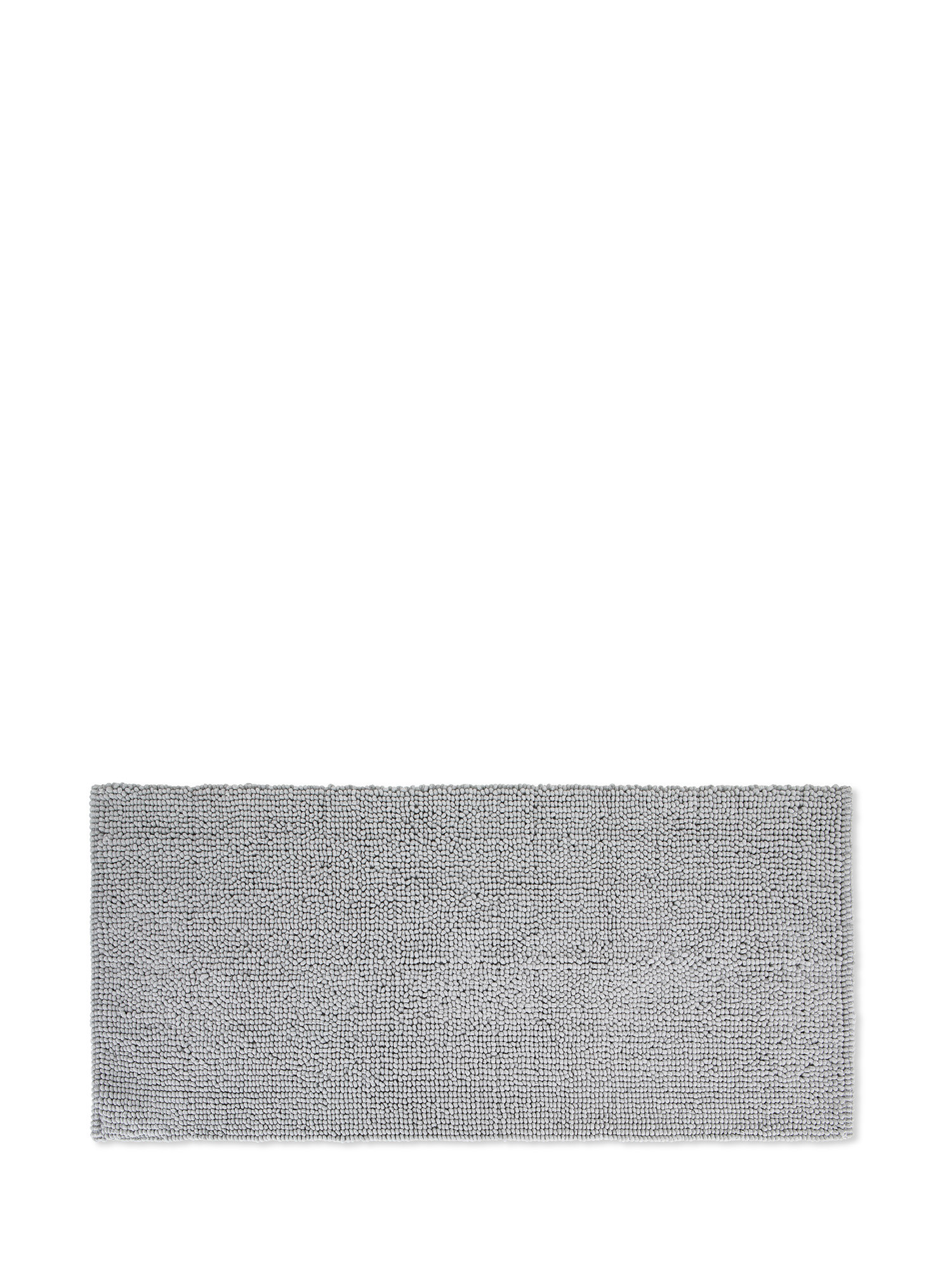 Maxi shaggy effect bath rug, Pearl Grey, large image number 0