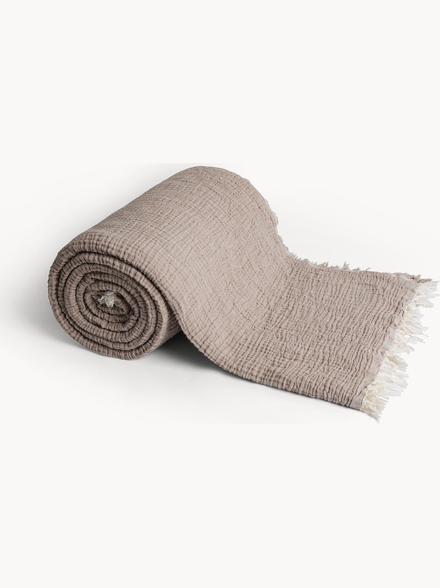 Soft double-sided cotton gauze furnishing cloth