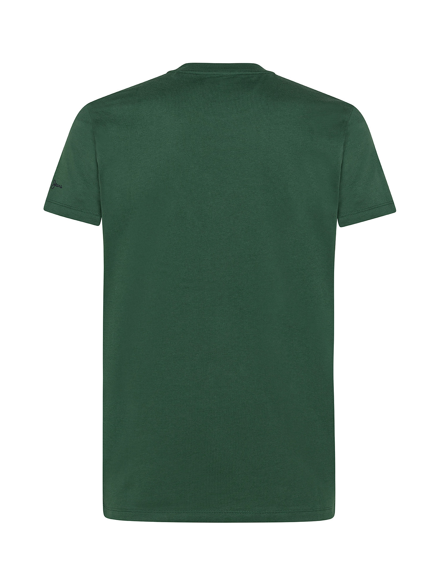 T-shirt in cotone Totem, Verde, large image number 1