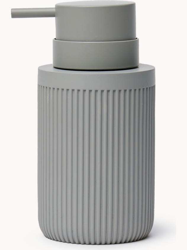 Dispenser in solid color polyresin