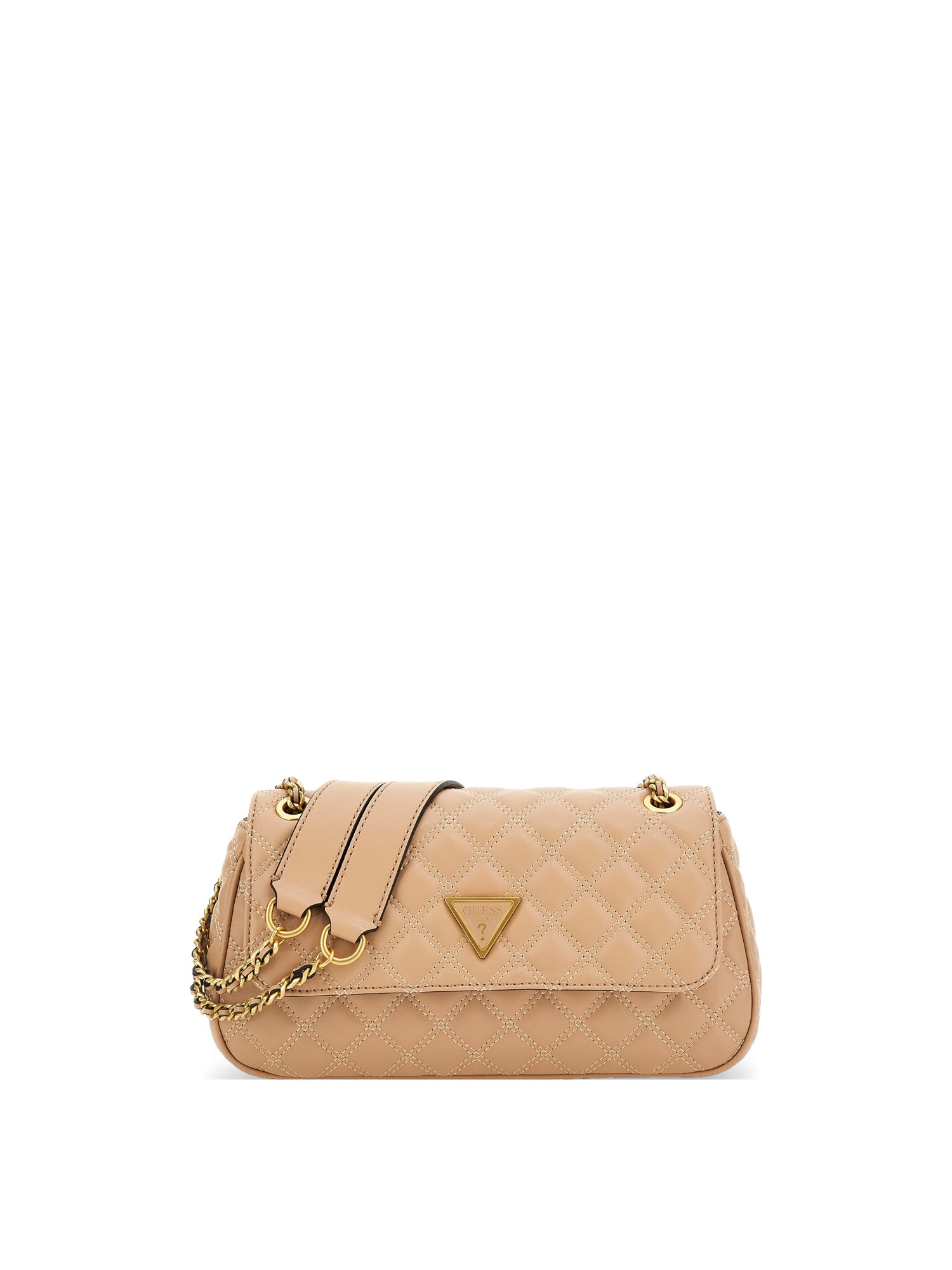 Guess - Borsa a tracolla trapuntata Giully, Beige, large image number 0
