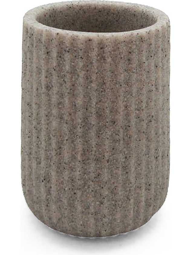 Portaspazzolini effetto pietra Sand
