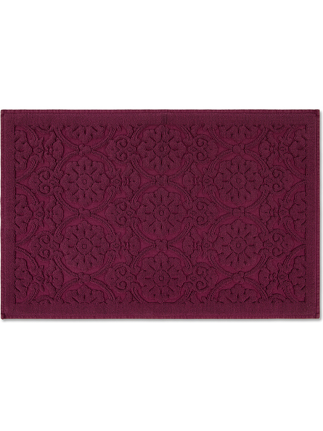 Zefiro solid color cotton shower mat