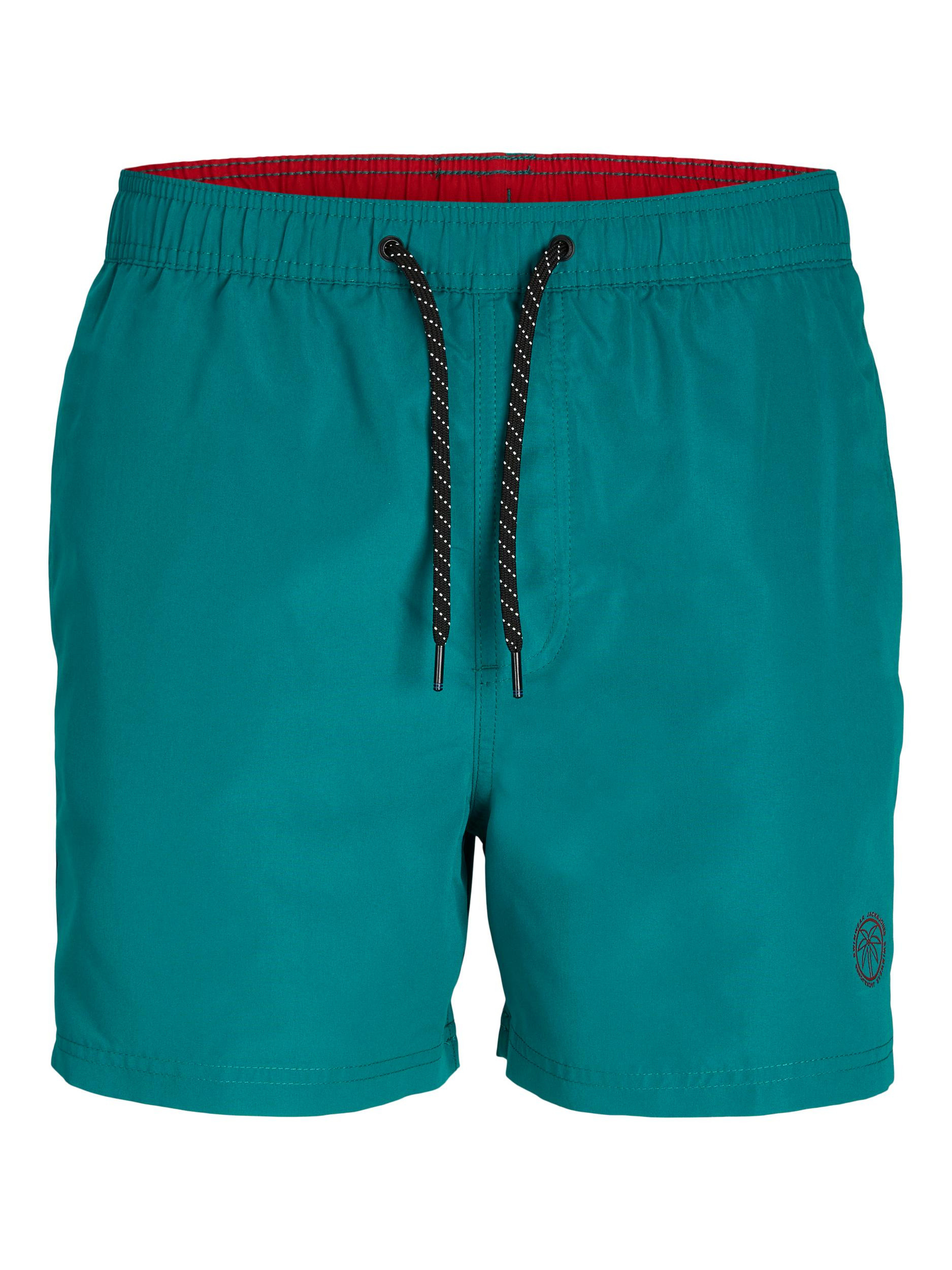 Jack & Jones - Regular fit swim trunks, Green, large image number 0