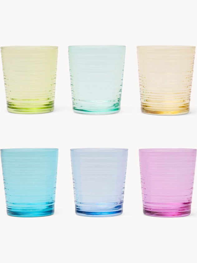 Set of 6 Granada glasses - Introductory price