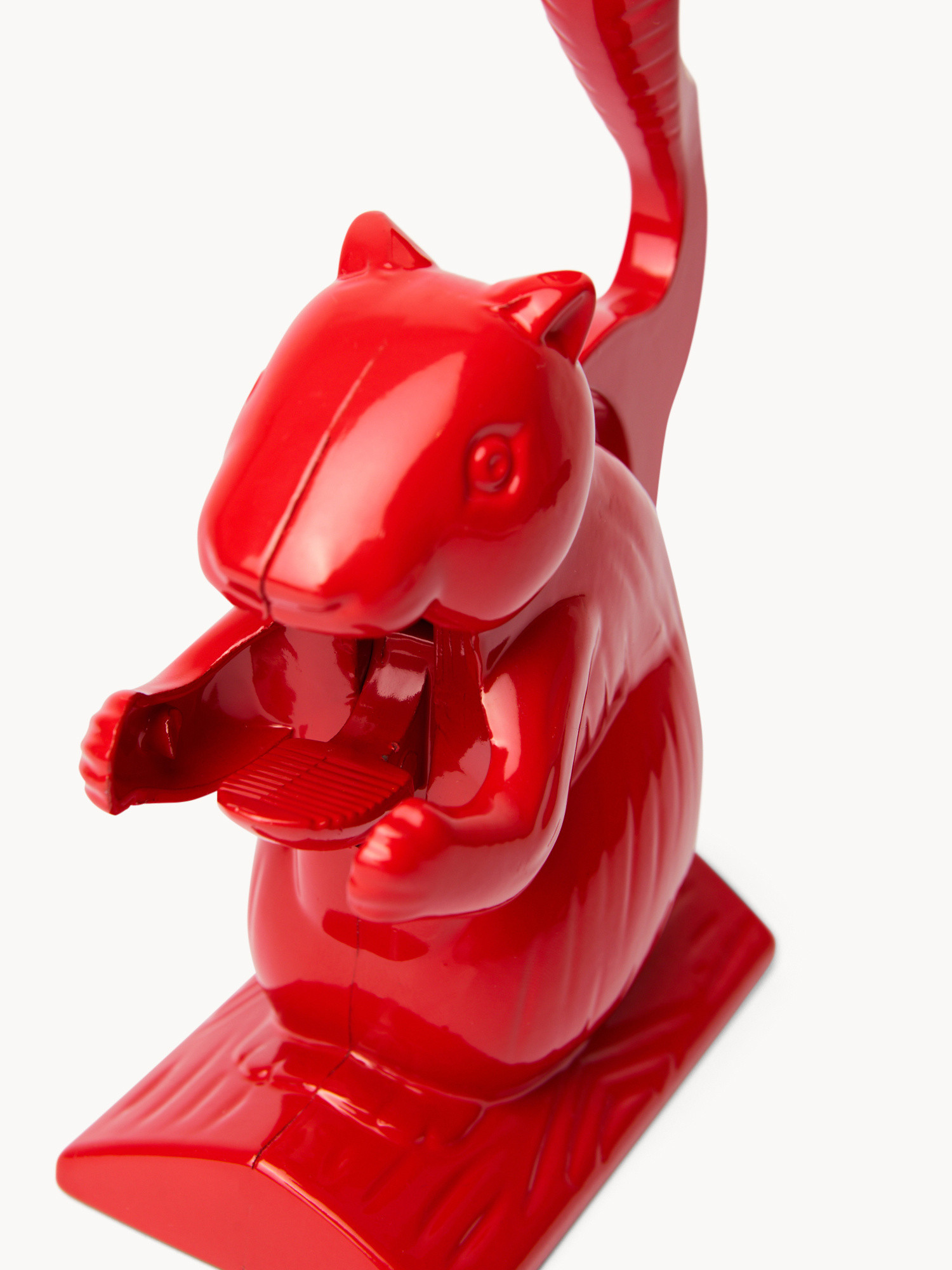 Squirrel-shaped nutcracker, Red, large image number 1