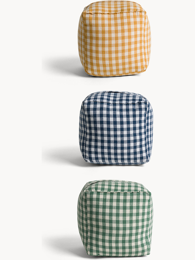 Fermaporta in cotone tinto filo