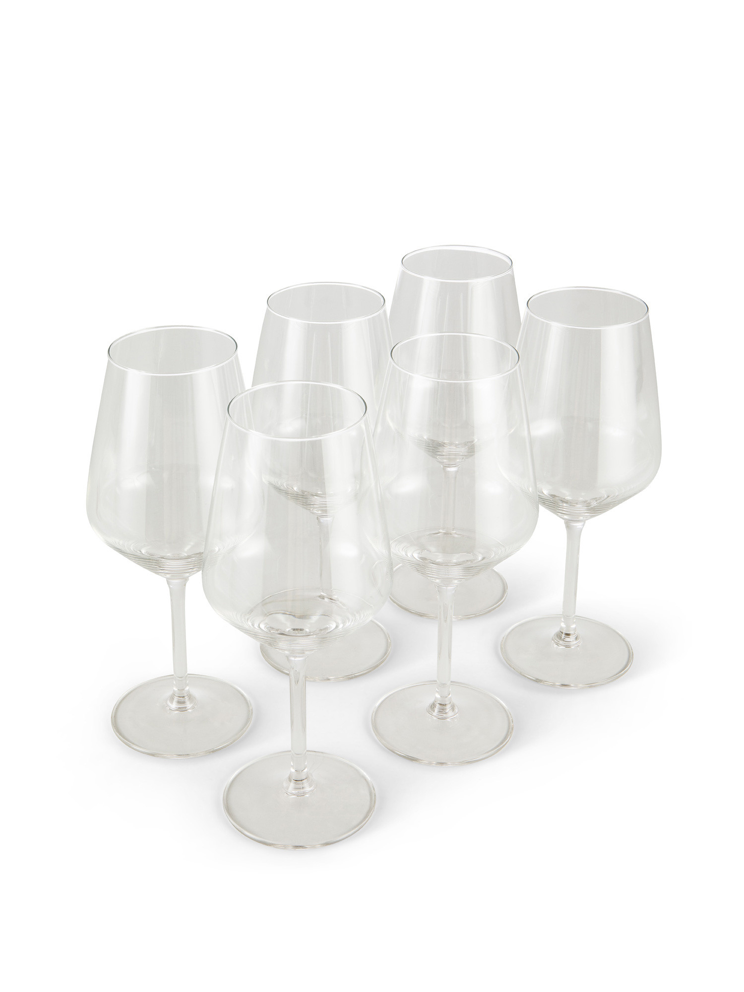 Set of 6 wine glasses 53cl, Transparent, large image number 0